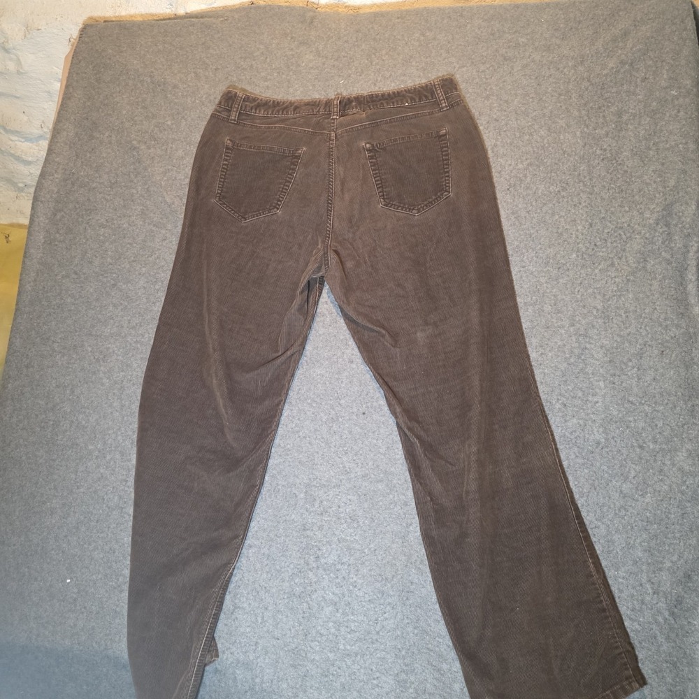Eddie Bauer Brown Corduroy Pants Women's Petite Size 12 415 - Picture 5 of 6